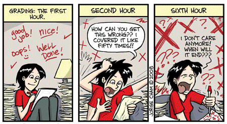 marking comic for blog