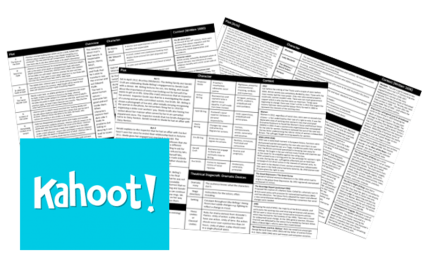 kahoot quizzes on set texts